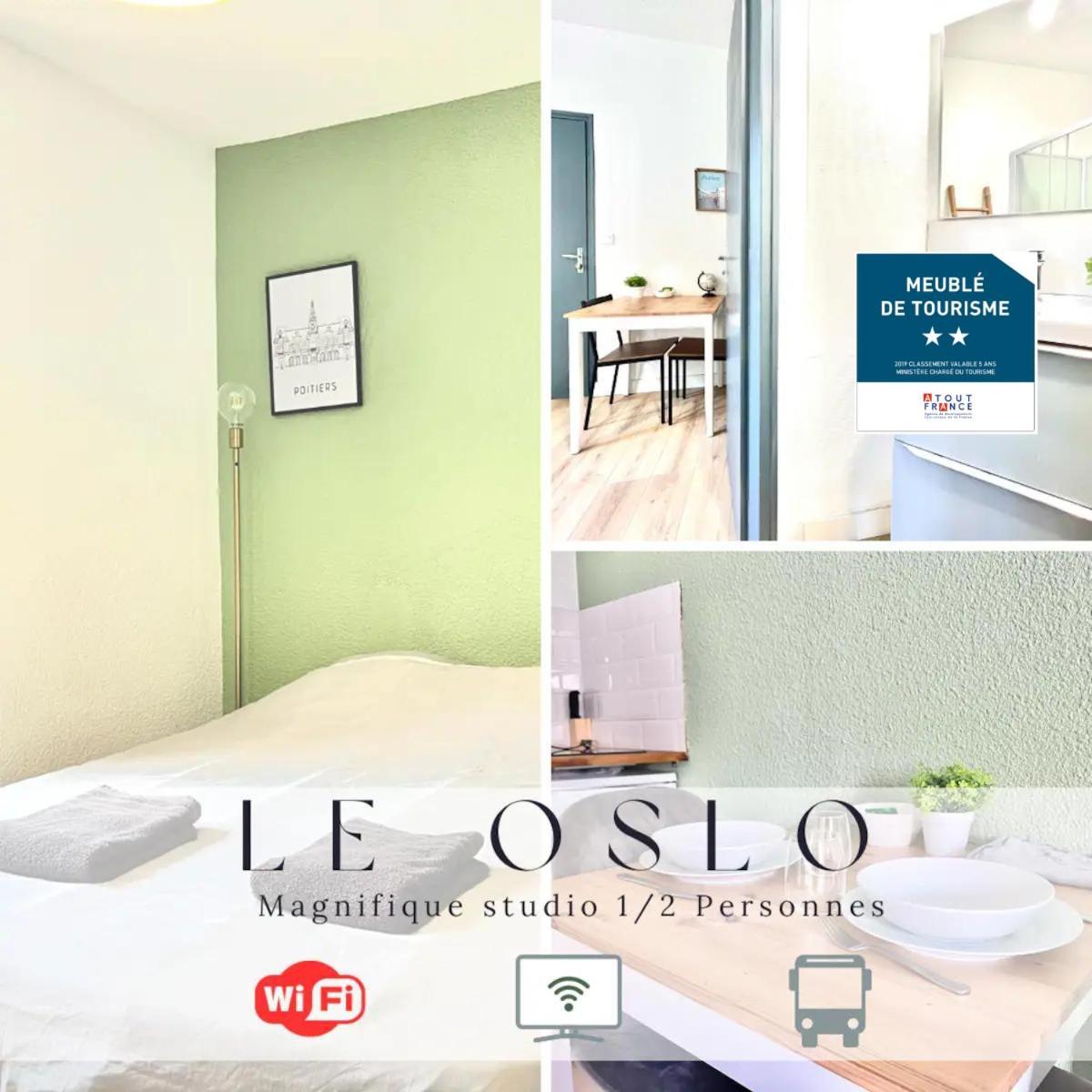 Le Oslo, A 50M De La Gare Tv Connecte+Fibre Lejlighed Poitiers Eksteriør billede